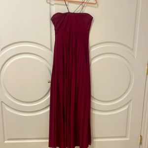 Burgundy ASOS dress
